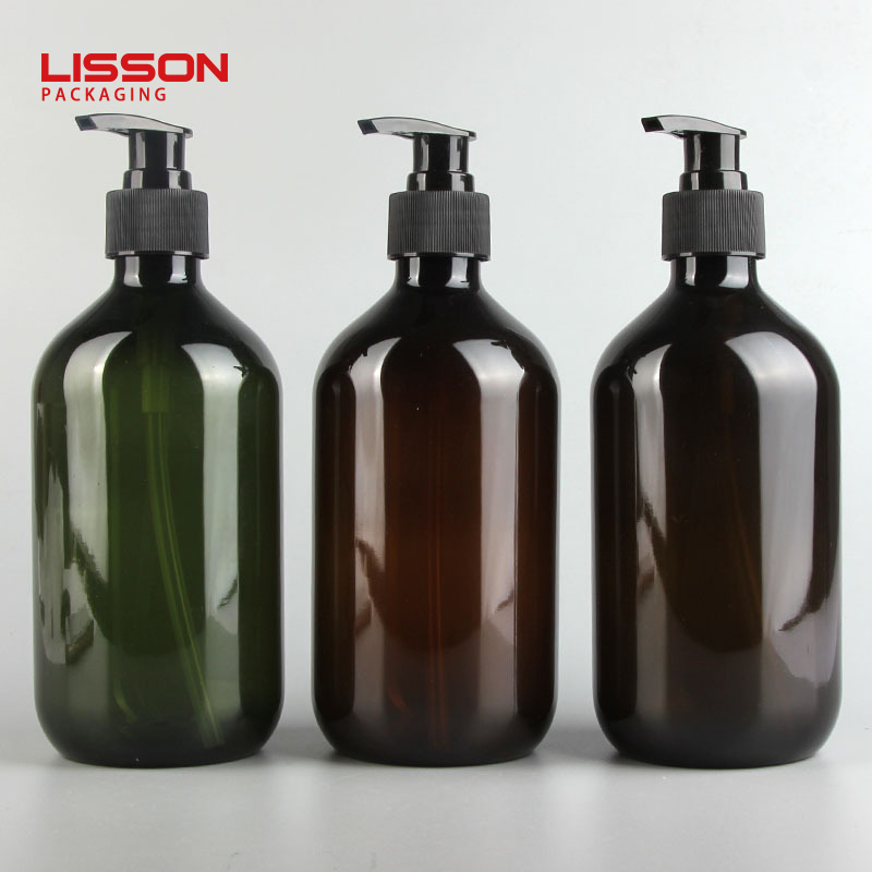 Amber Lotion Bottles for Personal Care