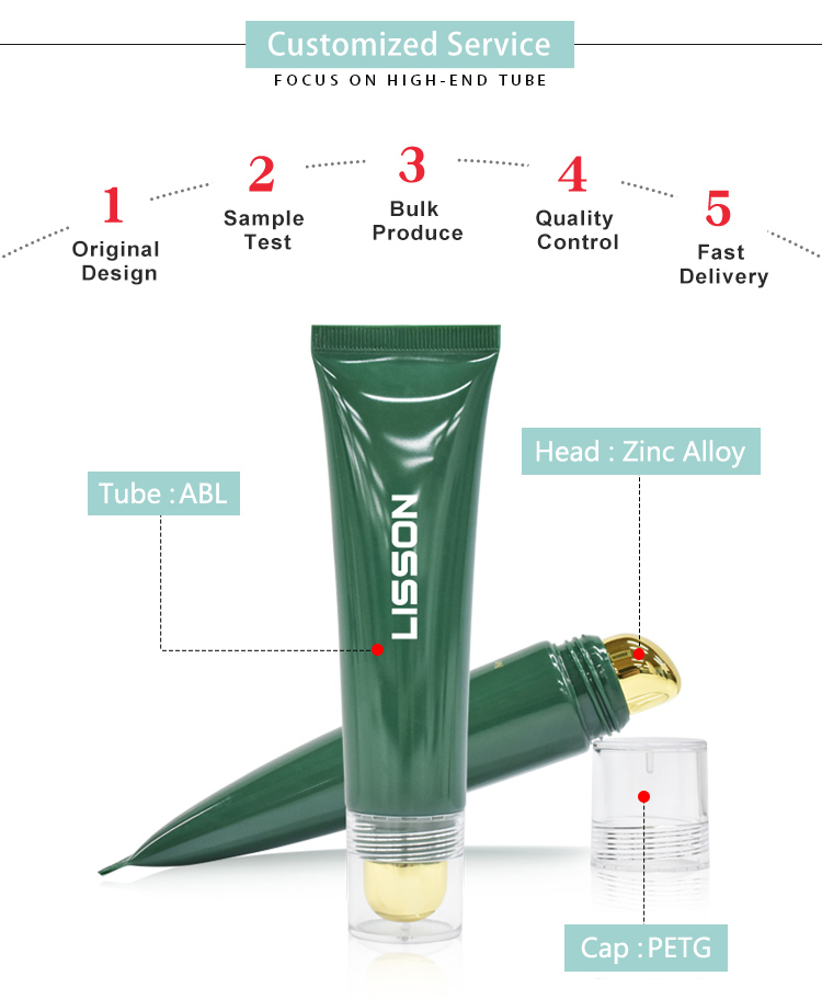 Cosmetic Packaging with Zinc Alloy Applicator
