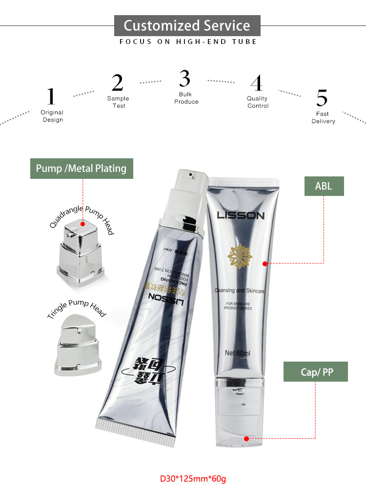 Empty cosmetic squeeze tubes