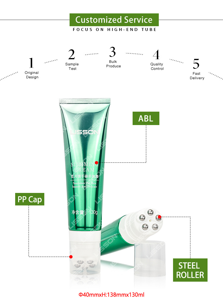 Slant 5 Steel Ball Massage Tube