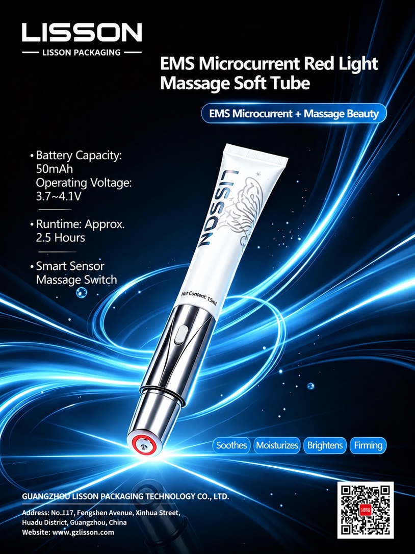 EMS Microcurrent Red Light Massage Soft Tube