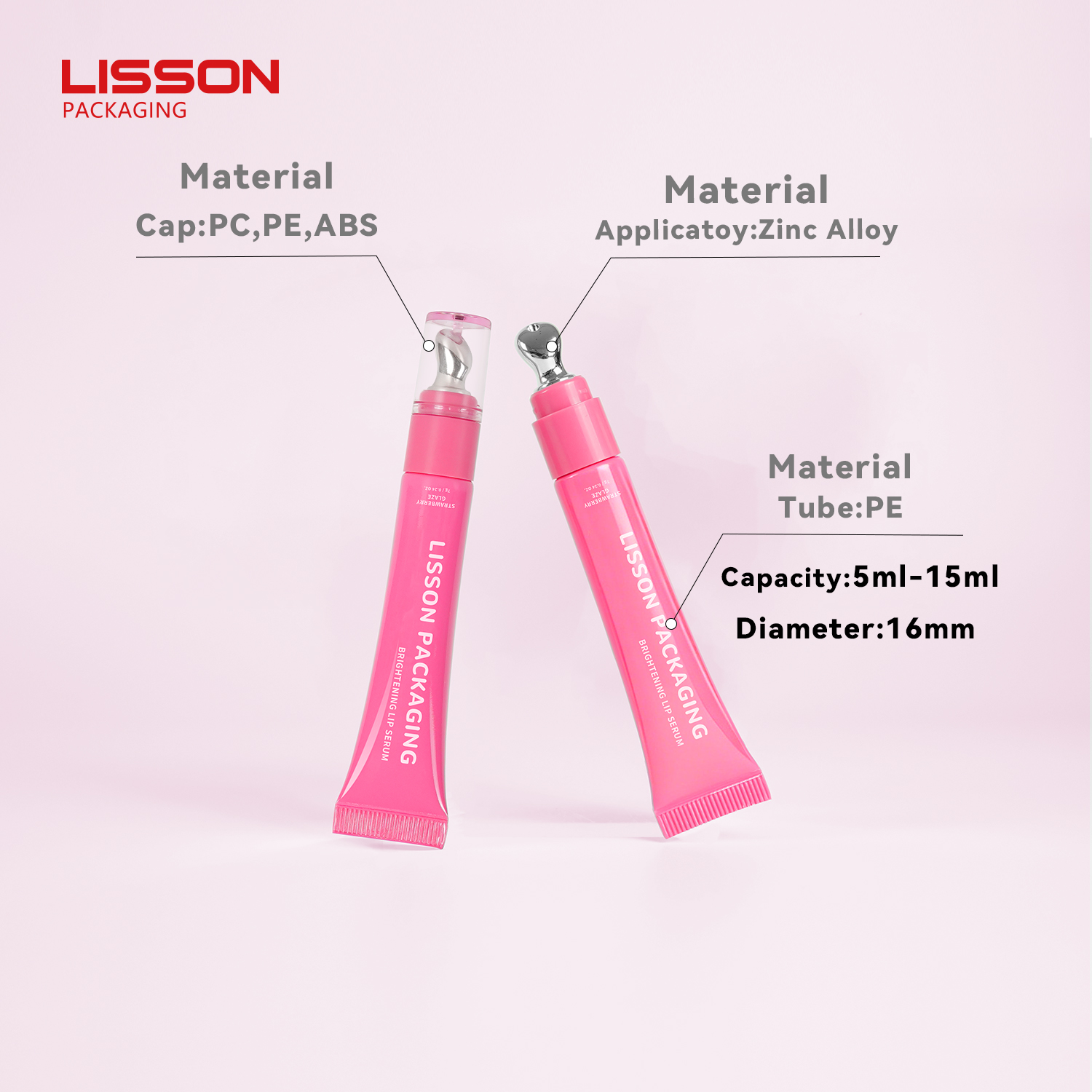 Metal Tip Cosmetic Tube