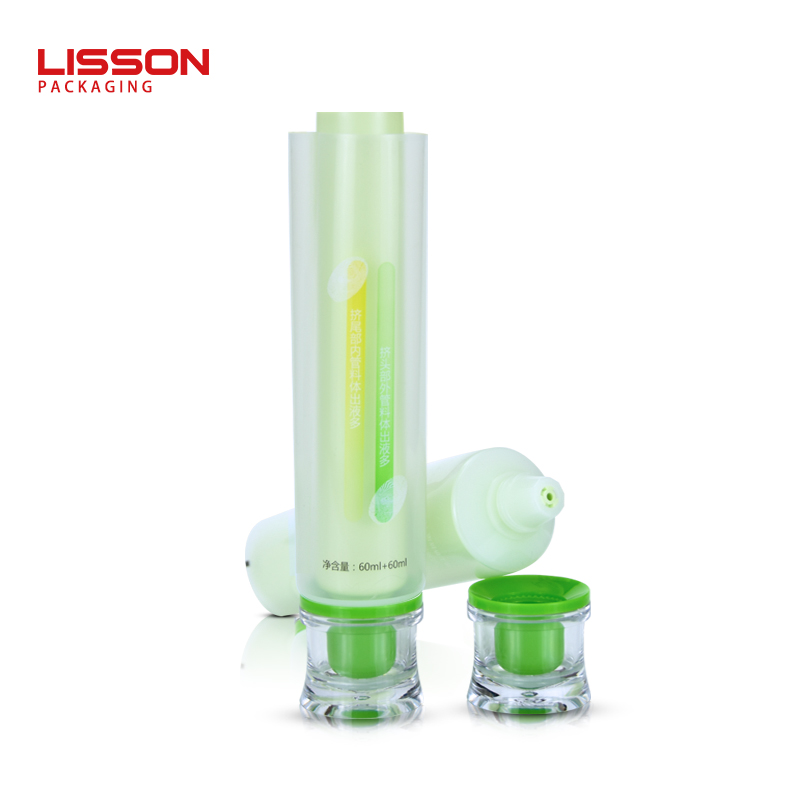 Dual Chamber Lotion Tube