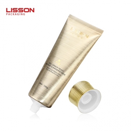 Cosmetic Tube Luxury with Screw Metal Plating Cap