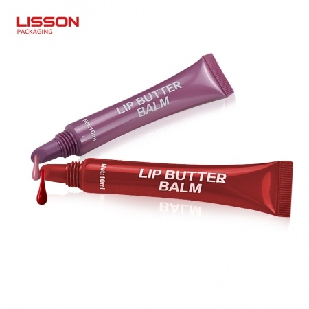 Custom 10ml Plastic Lip Gloss Squeeze Tube
