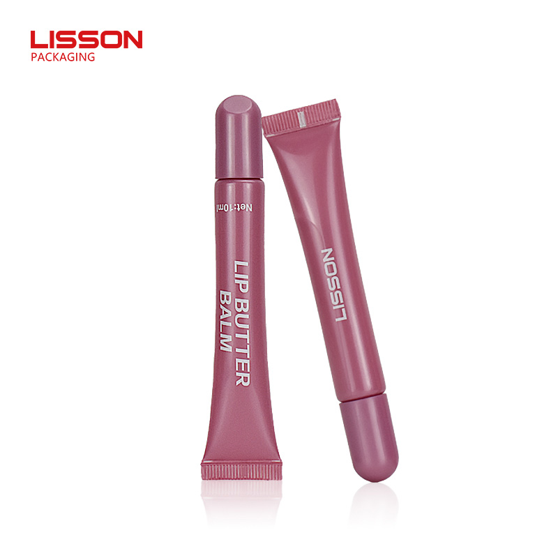 Custom 10ml Plastic Lip Gloss Squeeze Tube