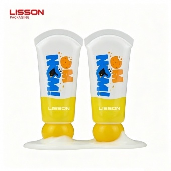 かわいい球形キャップ付きチューブ入りキッズスキンケア