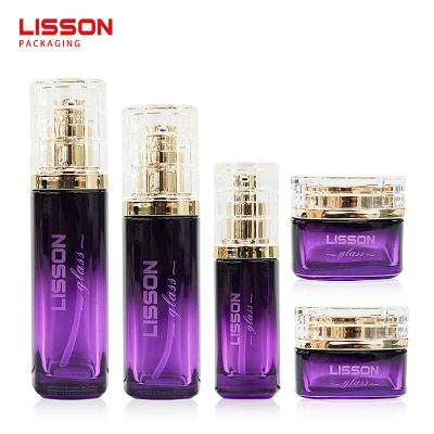 Skincare Glass Bottle and Jar