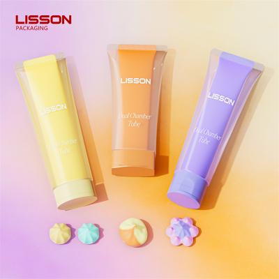  Dual Chamber Cosmetic Tube Packaging