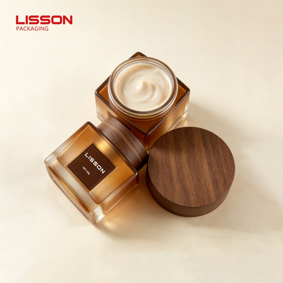 Skincare Glass Cream Jar