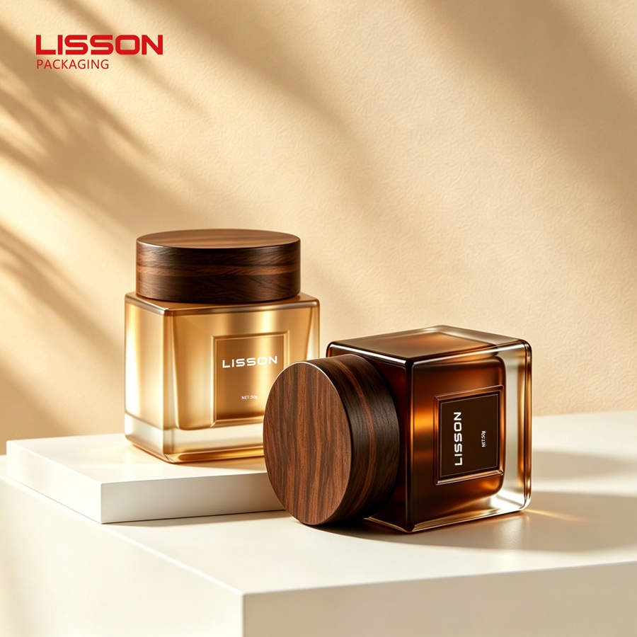Skincare Glass Cream Jar