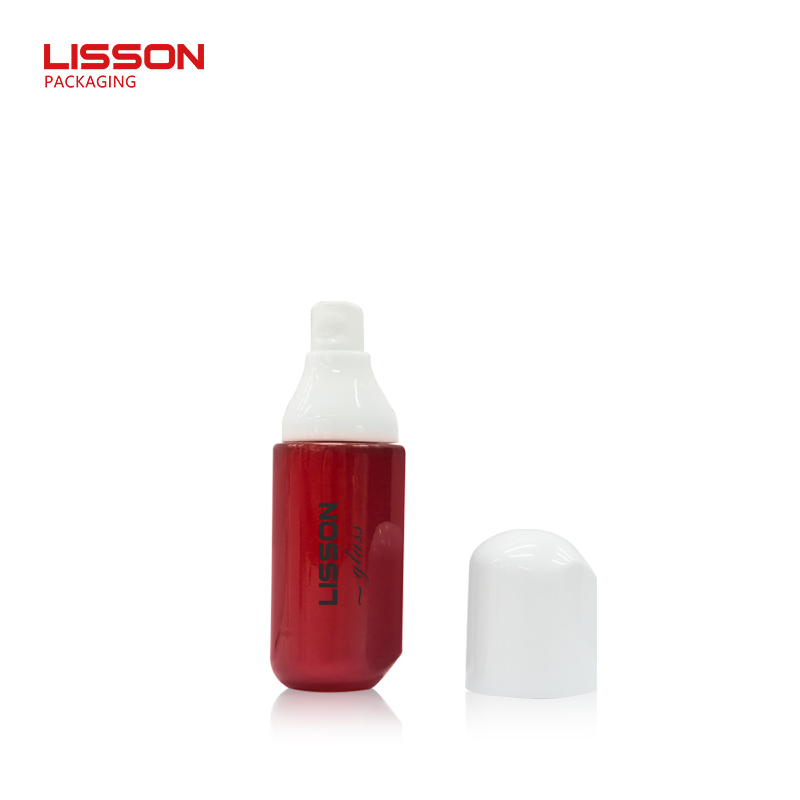 Luxury skincare glass bottle set