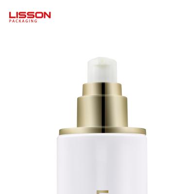 anti-aging cream jar and serum bottle set